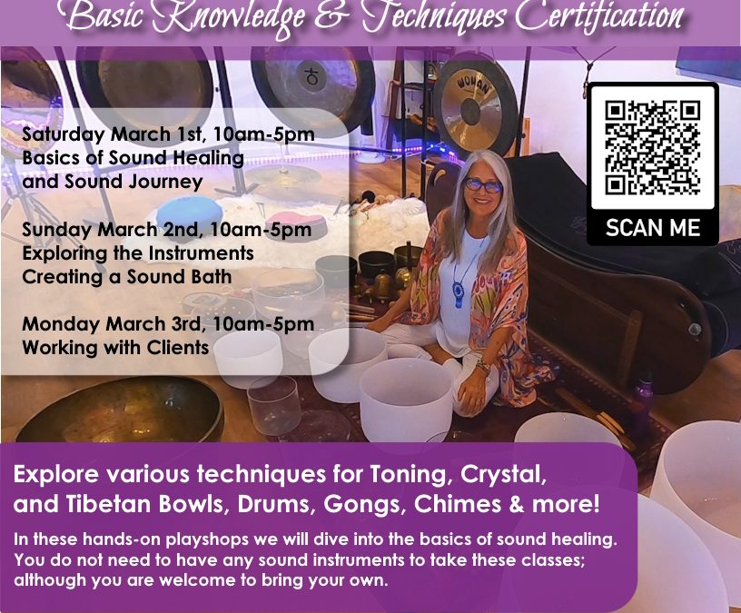 Sound Alchemy Essentials Certification Course