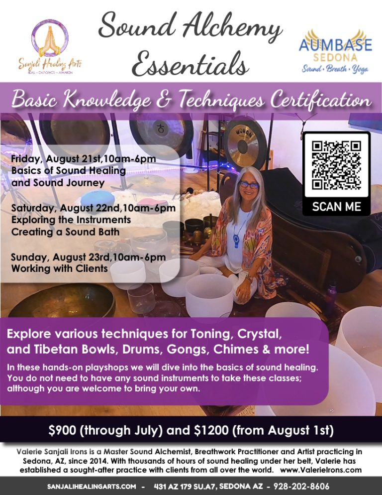 Sound Alchemy Essentials — Basic Knowledge & Techniques Certification